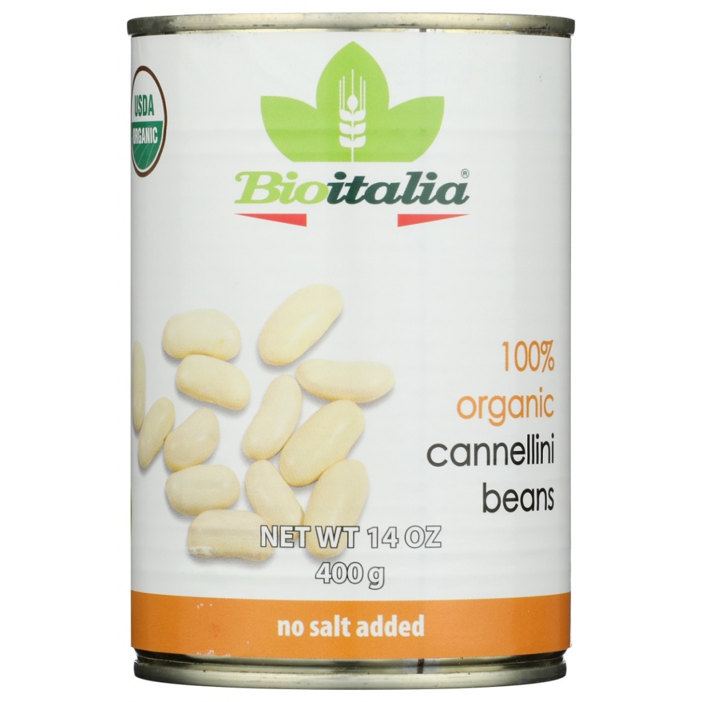 Premium Organic Cannellini Beans in Water – 14 oz