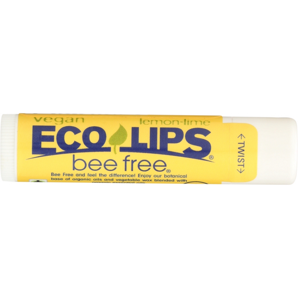 Bee-Free Lip Balm Lemon Lime, 0.15 oz