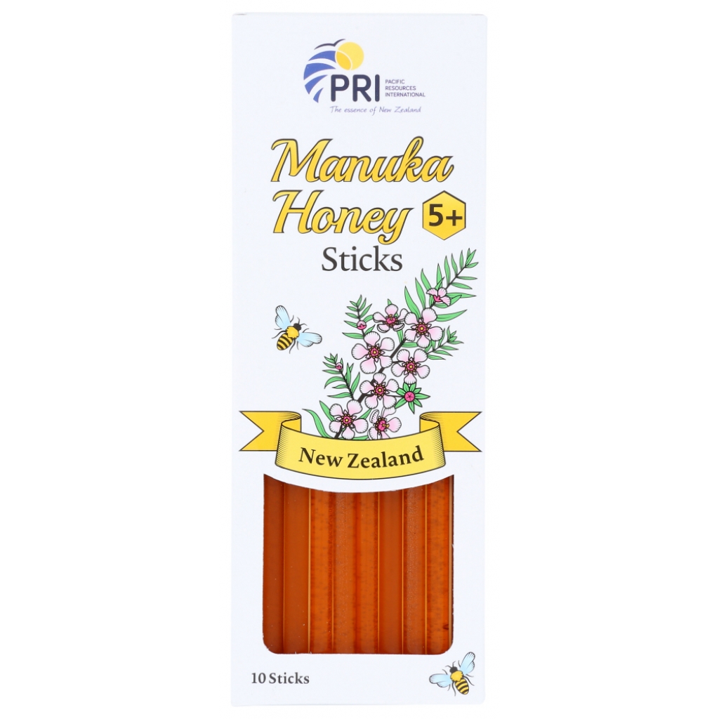 Convenient Manuka Honey Sticks - 10 Count