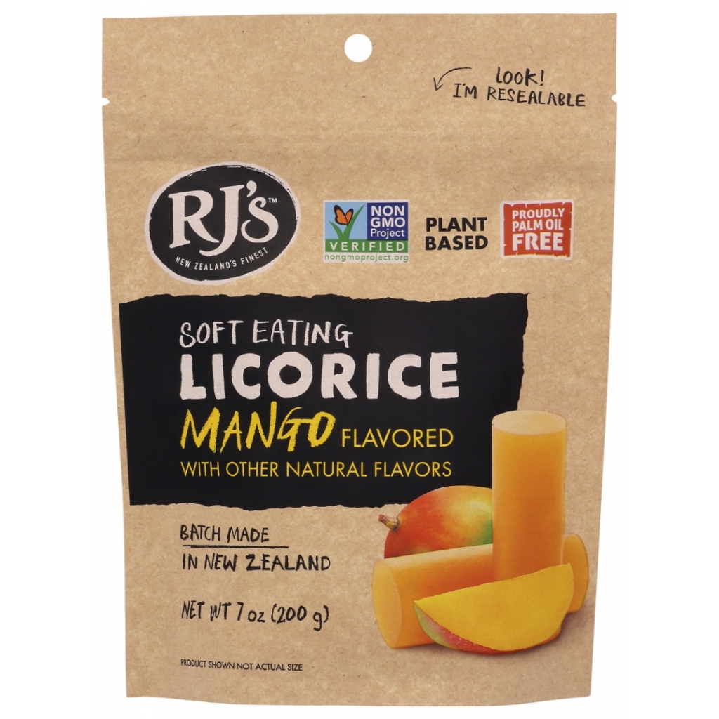 Soft Eating Mango Licorice, Chewy Delight