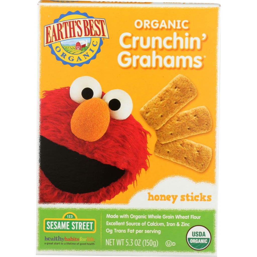 Earth's Best Honey Crunchin' Graham Sticks, 5.3 oz