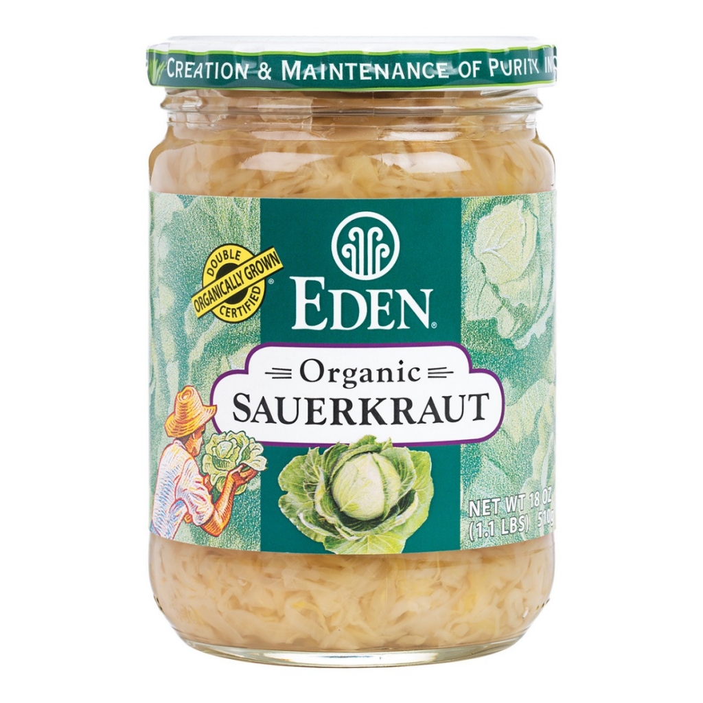 Authentic Organic Sauerkraut - Family-Farmed and Fermented, 18 oz