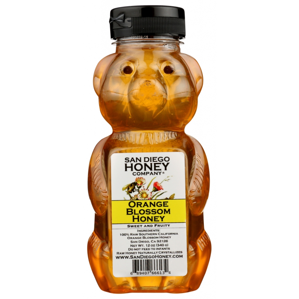 Raw Orange Blossom Honey - 12 oz