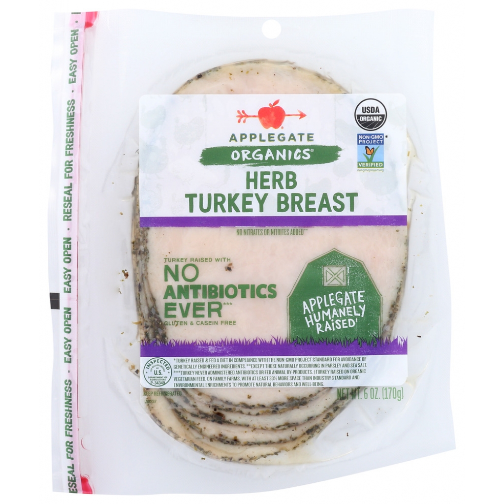 Herb-Infused Turkey Breast Slices