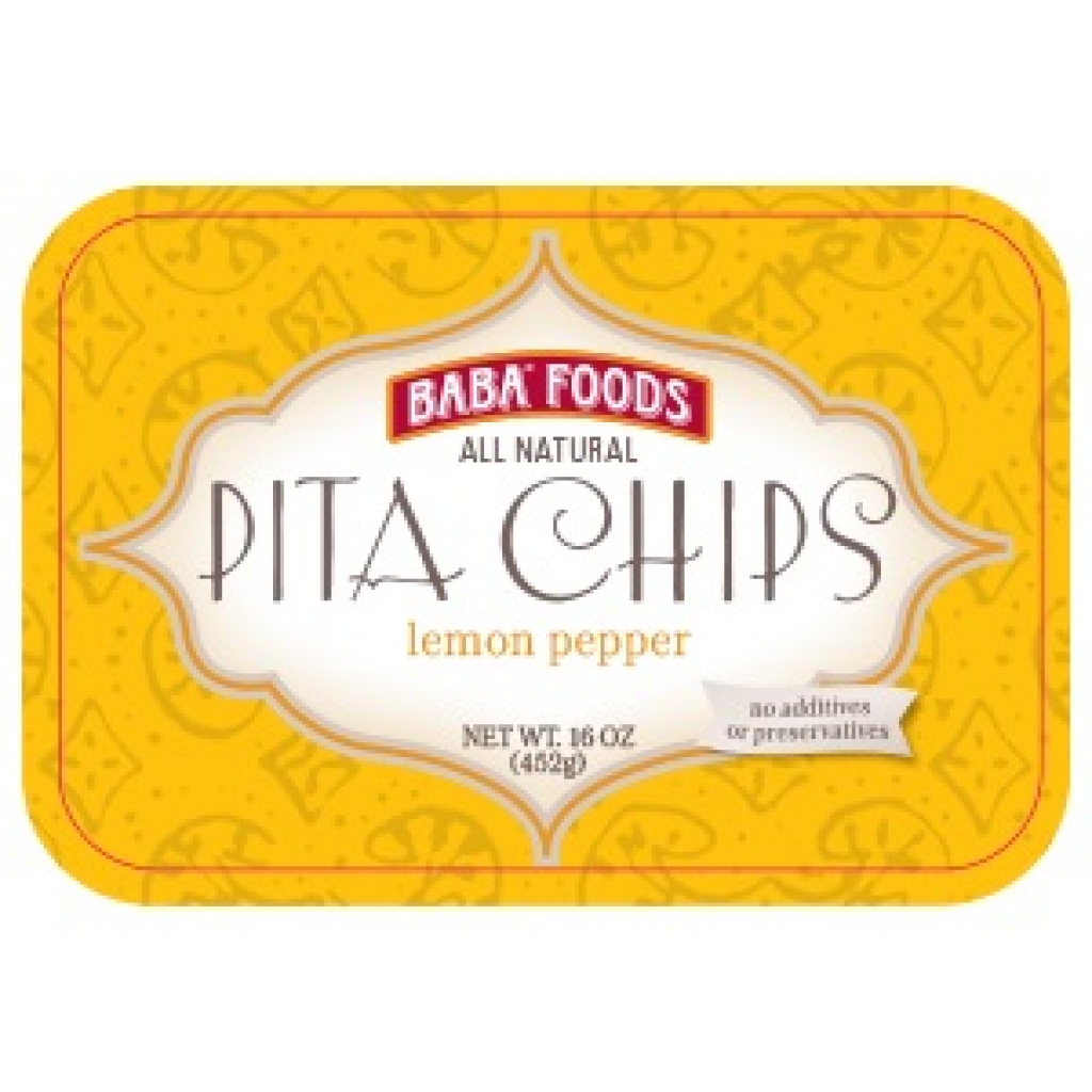 Crispy Lemon Peppers Pita Chips, 16 oz