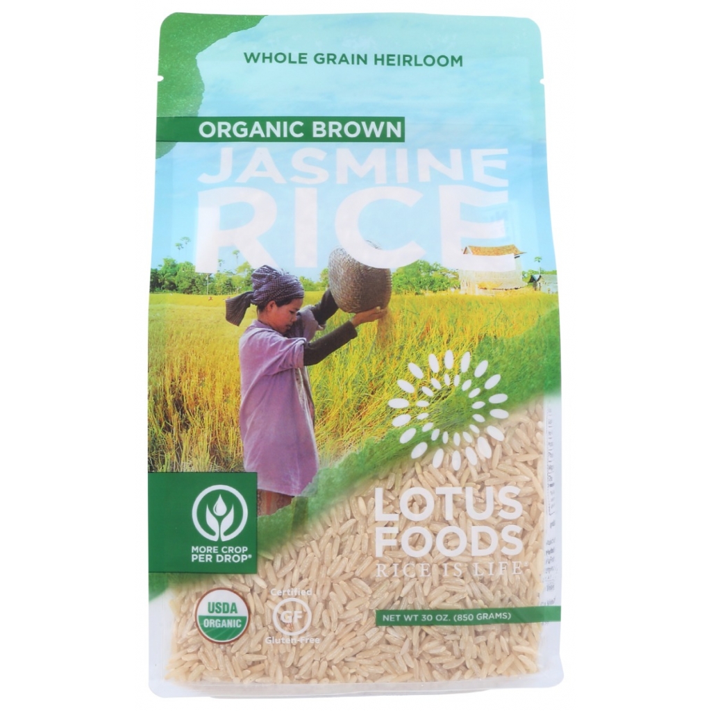 Organic Brown Jasmine Rice - Delightful Aroma and Flavor