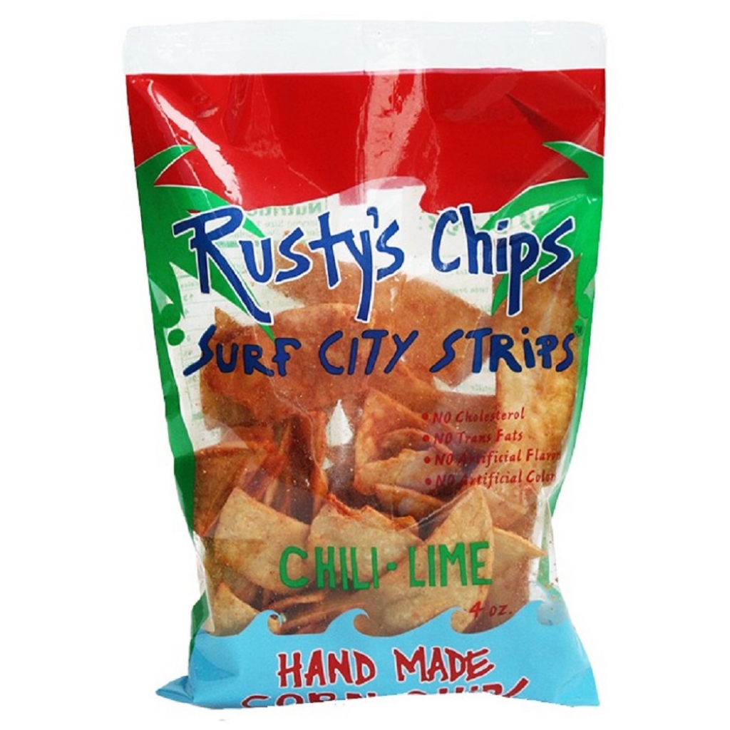 Chili Lime Corn Chips, 4 oz