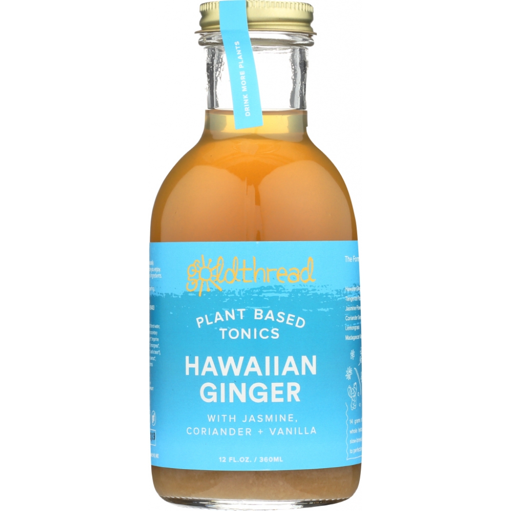 Hawaiian Ginger Plant-Based Tonic - 12 oz