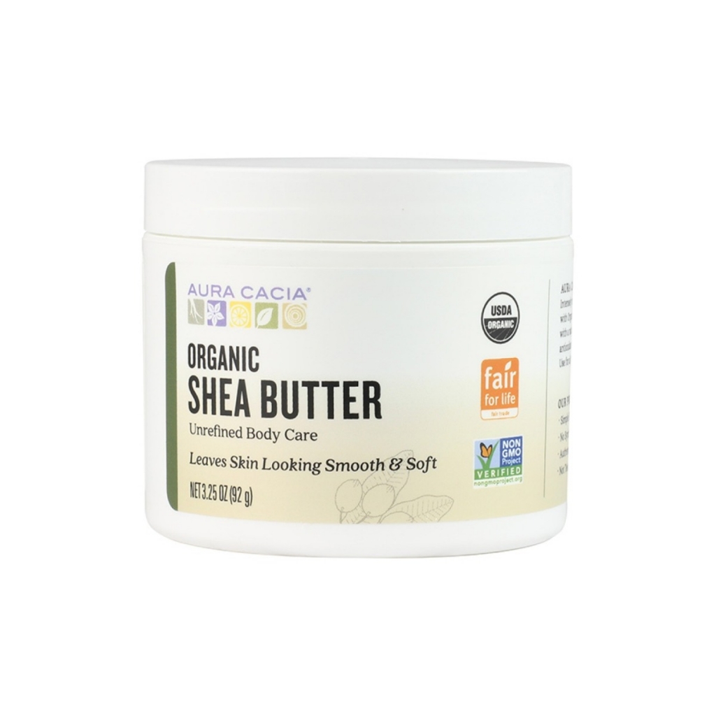 Organic Unrefined Shea Butter, 3.25 oz