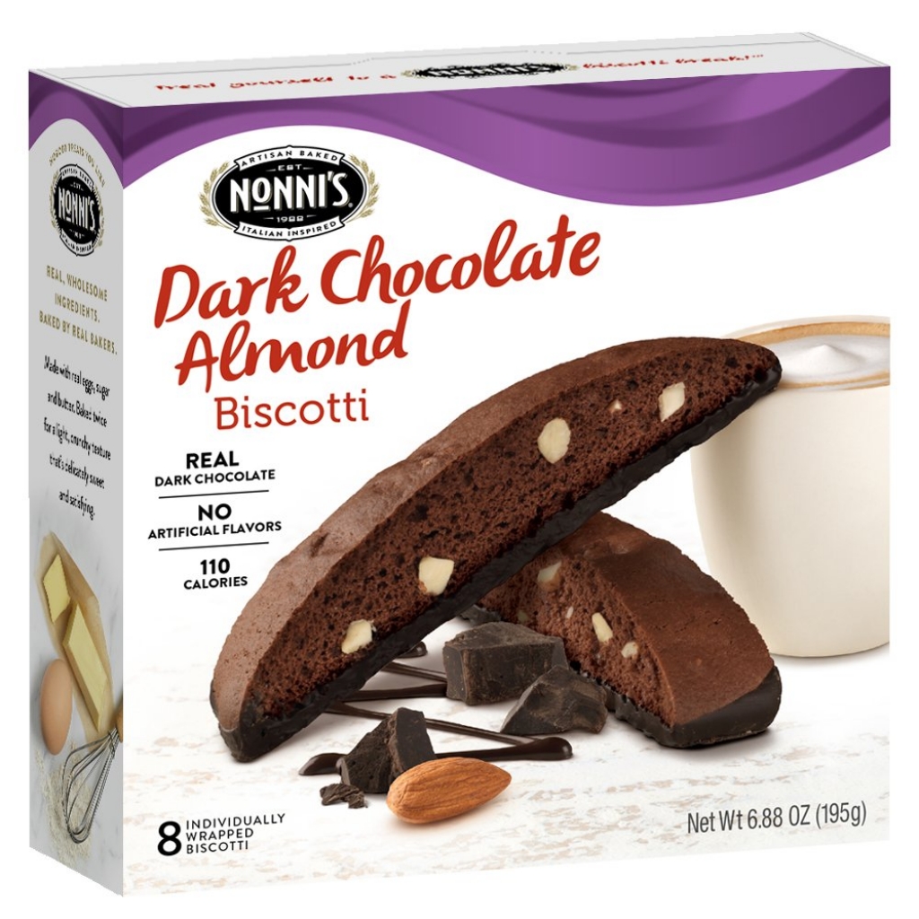 Dark Chocolate Biscotti (6.88 oz) - Decadently Dipped Treat