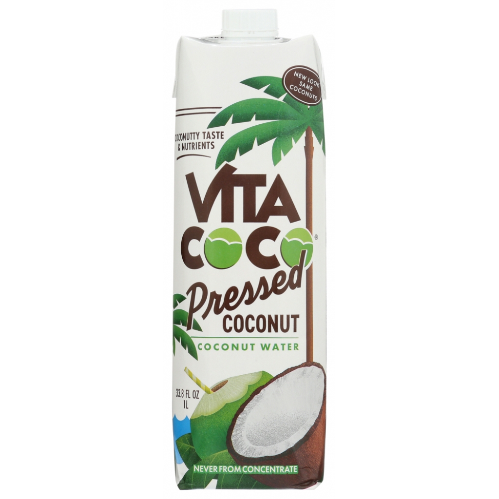 Pressed Coconut Water with Puree, 33.8 fl oz