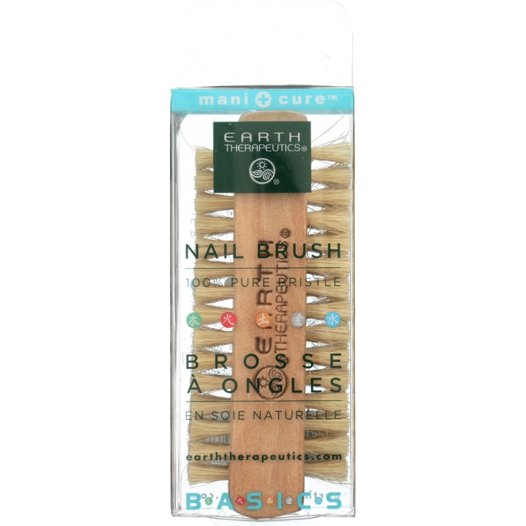 Genuine Bristle Nail Brush by Earth Therapeutics