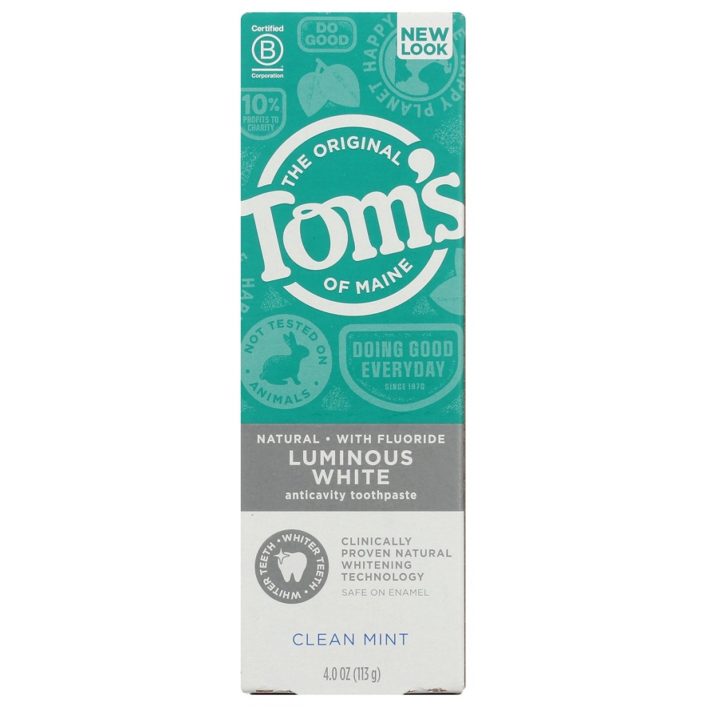 TOMS OF MAINE Luminous White Mint Toothpaste