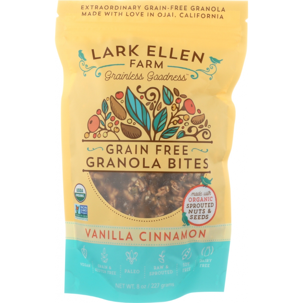 Lark Ellen Farm Vanilla Cinnamon Granola Bites - 8 oz