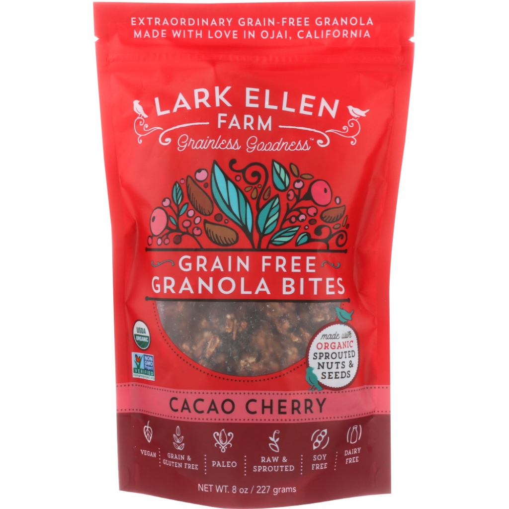 Lark Ellen Farms Cacao Cherry Sprouted Granola, 8 OZ