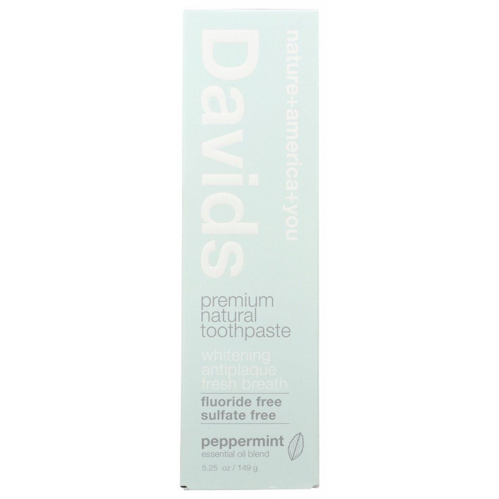 Natural Fluoride-Free Peppermint Toothpaste, 5.25 oz