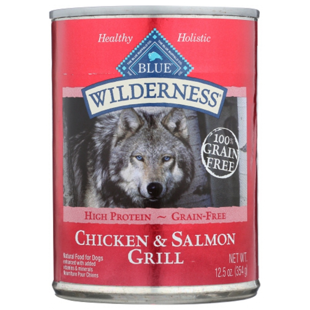 Wilderness Salmon & Chicken Grill Dog Food, 12.50 oz