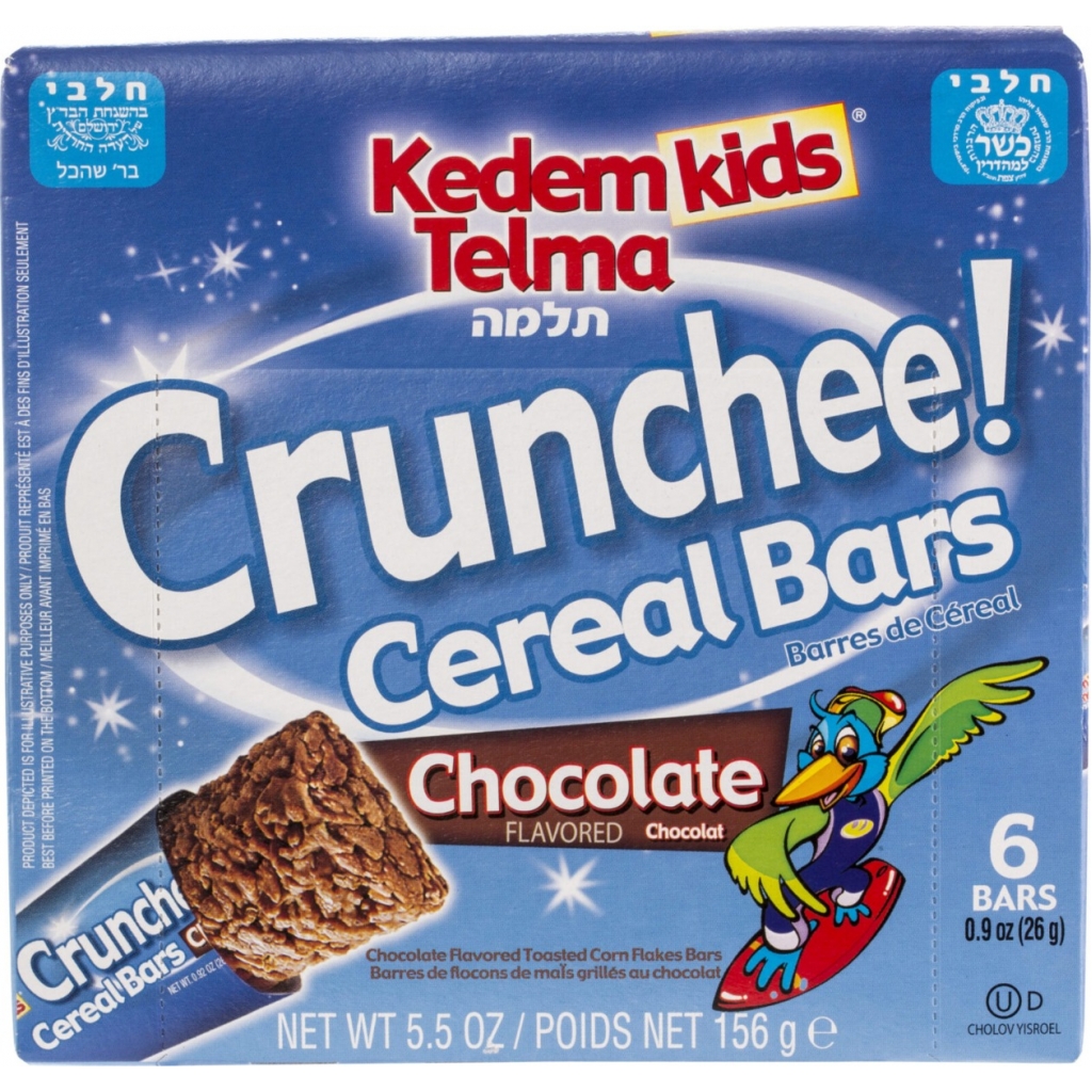 Telma Chocolate Flavored Crunchee Cereal Bars - 5.5 oz