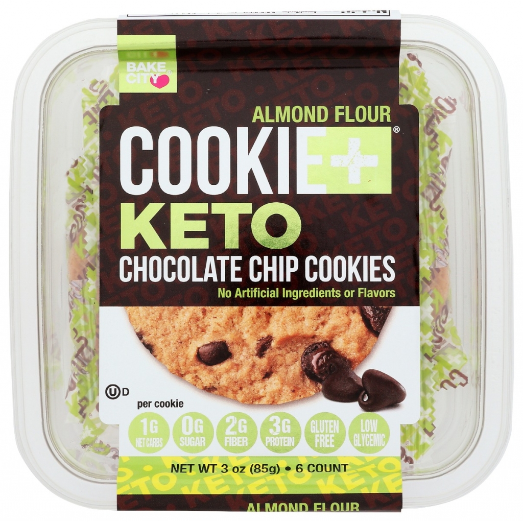 Keto Chocolate Chip Cookies - Cookie Plus, 3 oz