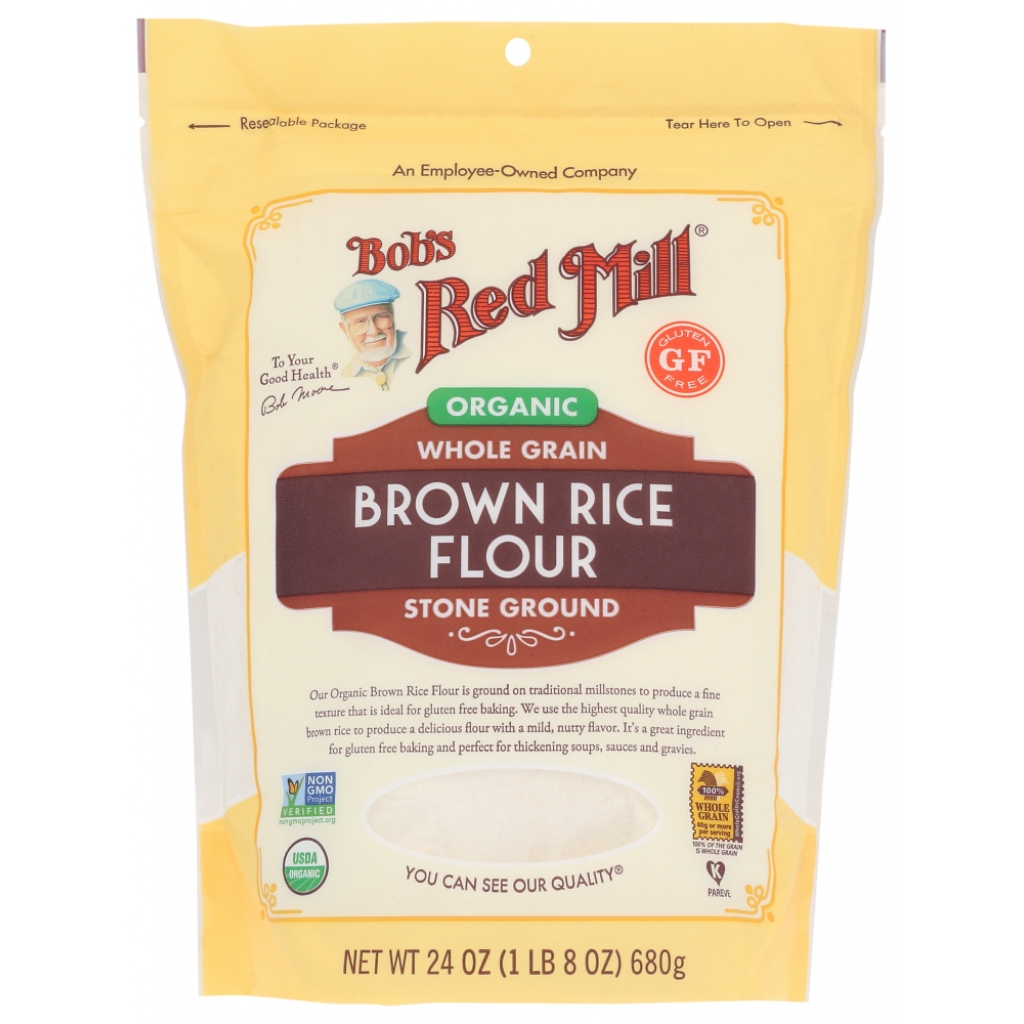 Organic Brown Rice Flour - 24 oz