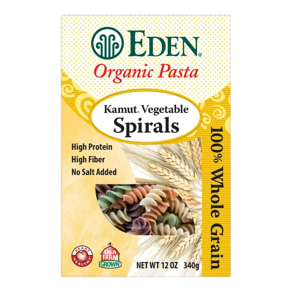 Kamut Vegetable Spirals Pasta — Colorful & Nutritious