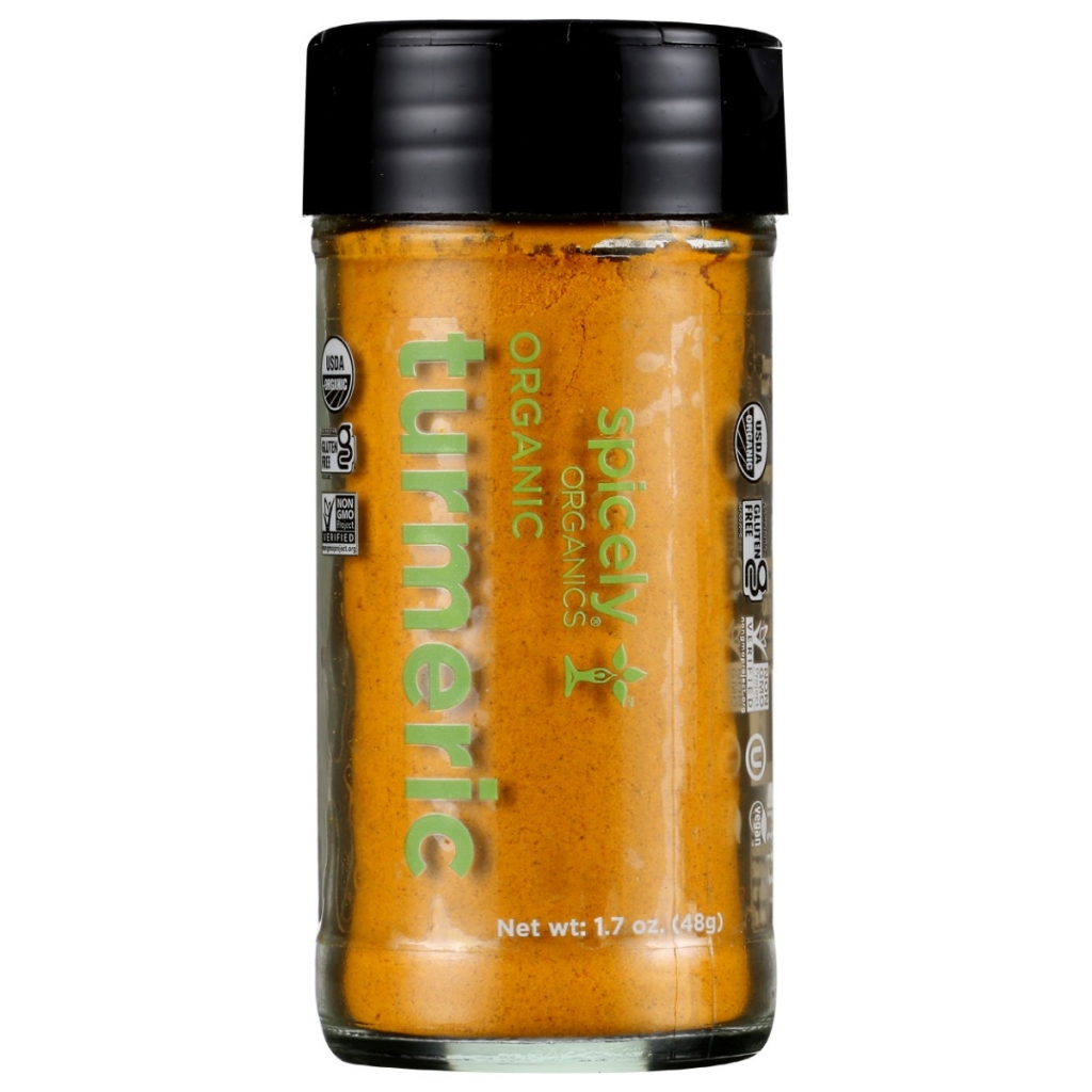 Organic Turmeric Spice Jar, 1.7 oz