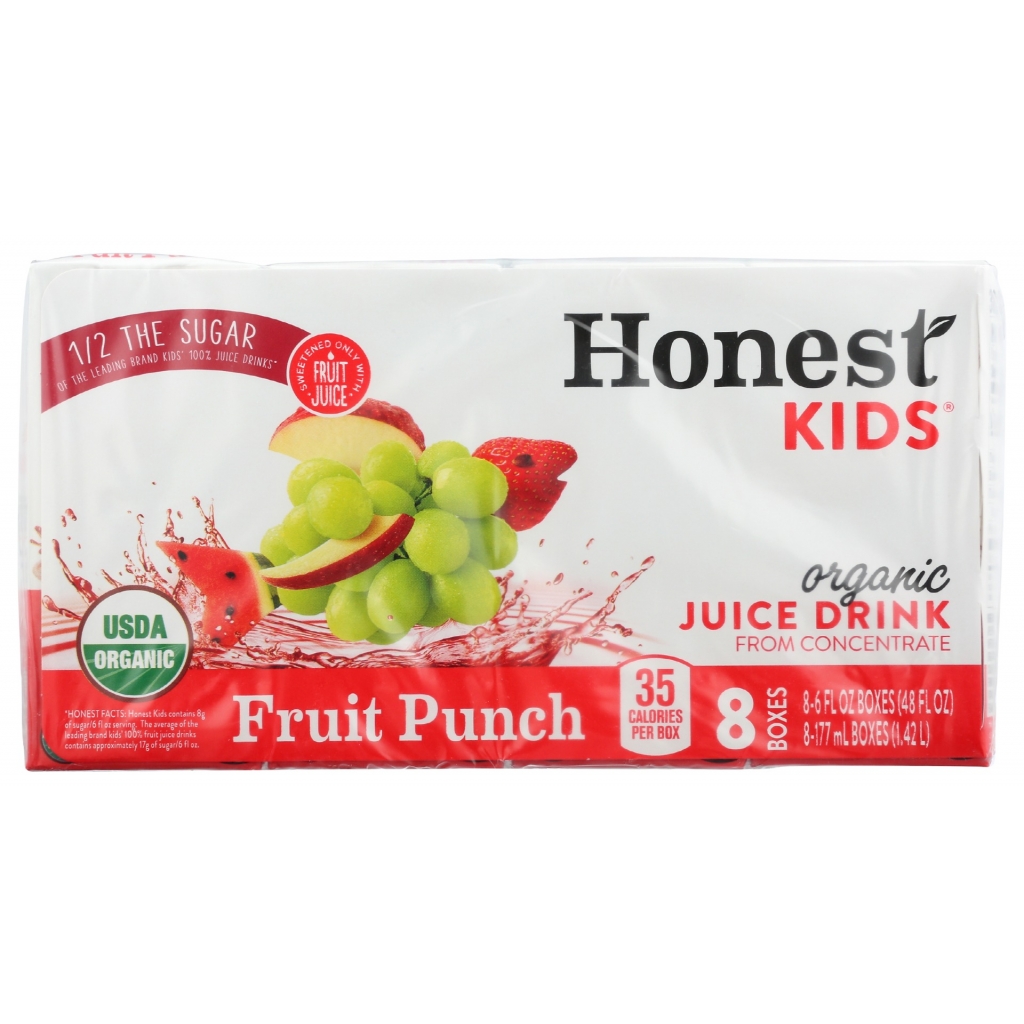 Honest Kids Super Fruit Punch Juice - 8 pk, 48 fl oz