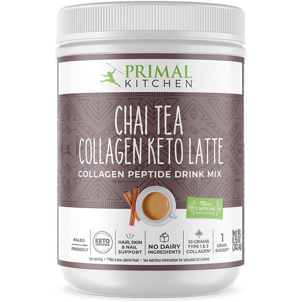 Chai Tea Collagen Keto Latte Drink Mix - Creamy Collagen Boost