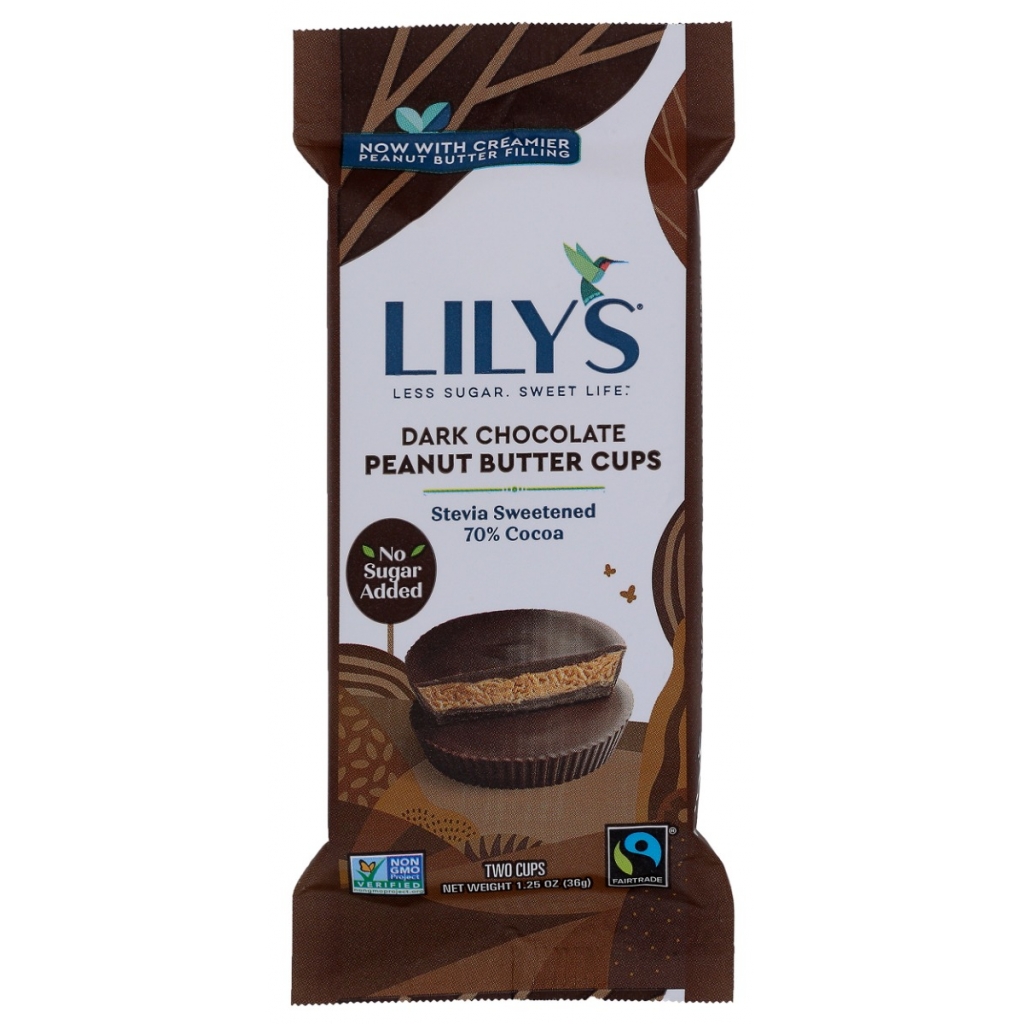 Dark Chocolate Style Peanut Butter Cups – 1.25 oz