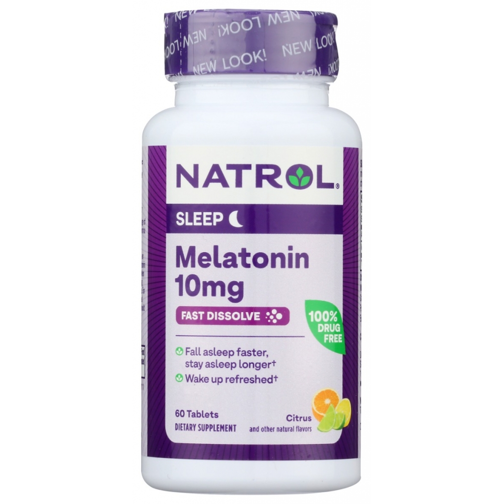 Melatonin Fast Dissolve Citrus Tablets - 60 Tablets (10mg)