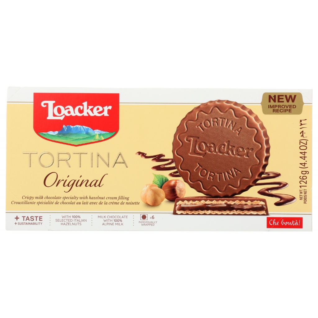 Loacker Tortina Cookies with Hazelnut Cream