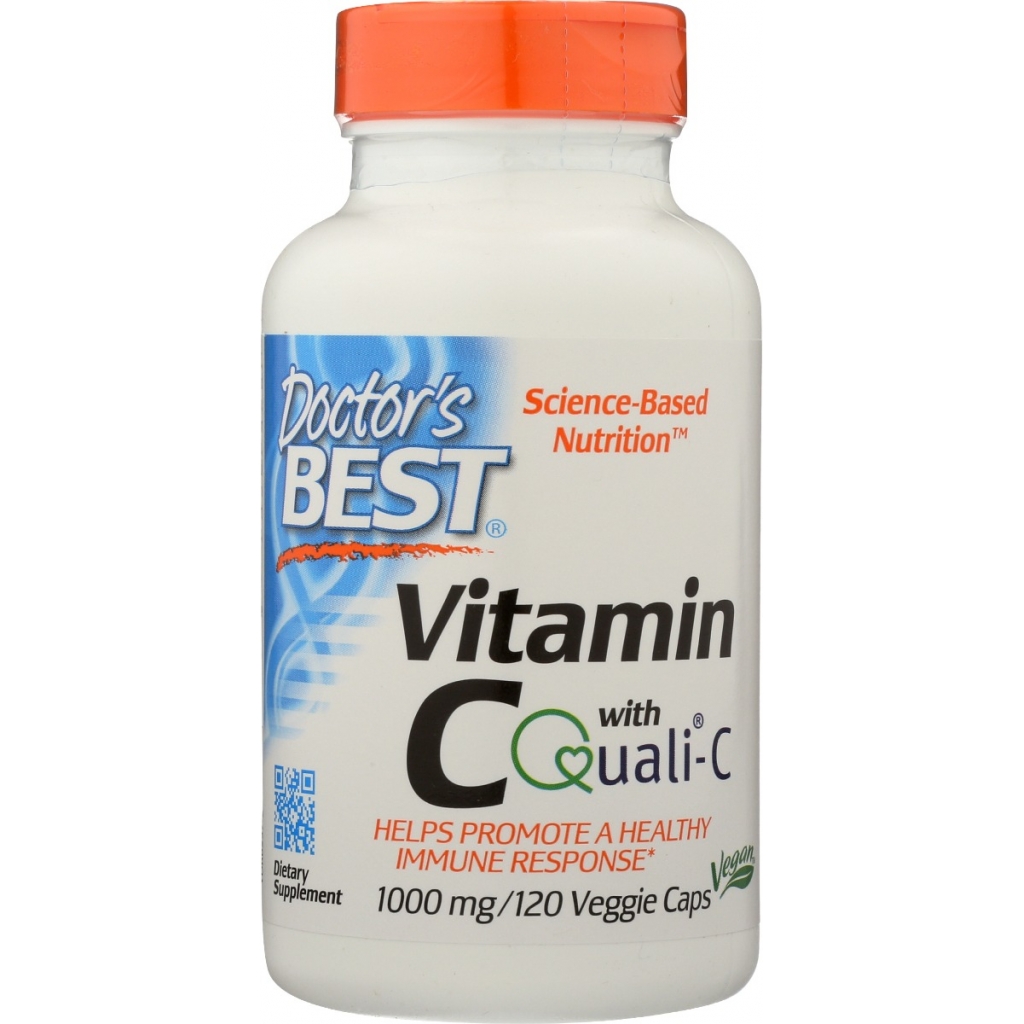 Vitamin C with Q®-C 1000mg - Immune Support Supplement, 120 vc