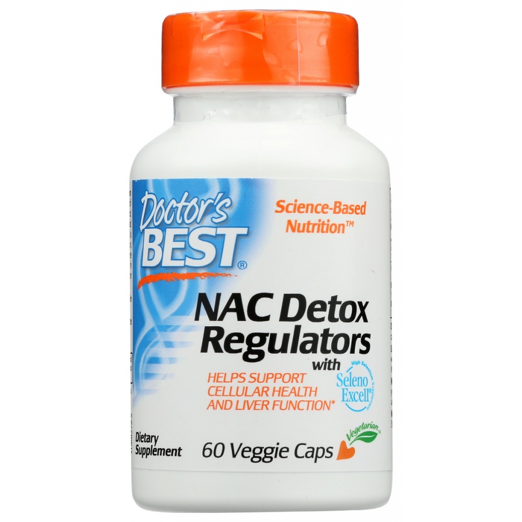 Doctor's Best NAC Detox Regulators - Powerful Antioxidant Support