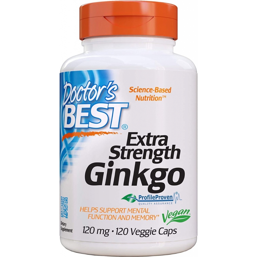 Extra Strength Ginkgo for Cognitive Support, 120 mg, 120 vc