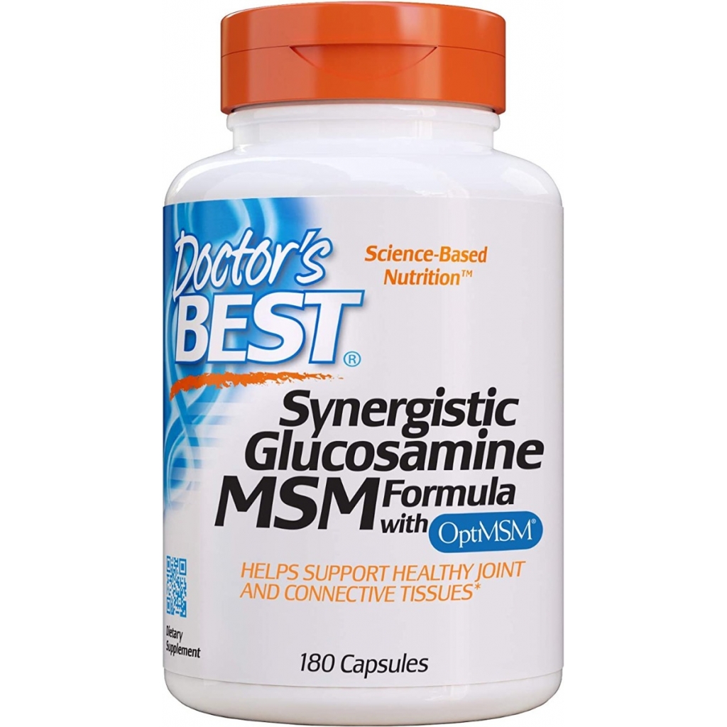 Synergistic Glucosamine MSM Formula for Joint Health - 180 Capsules