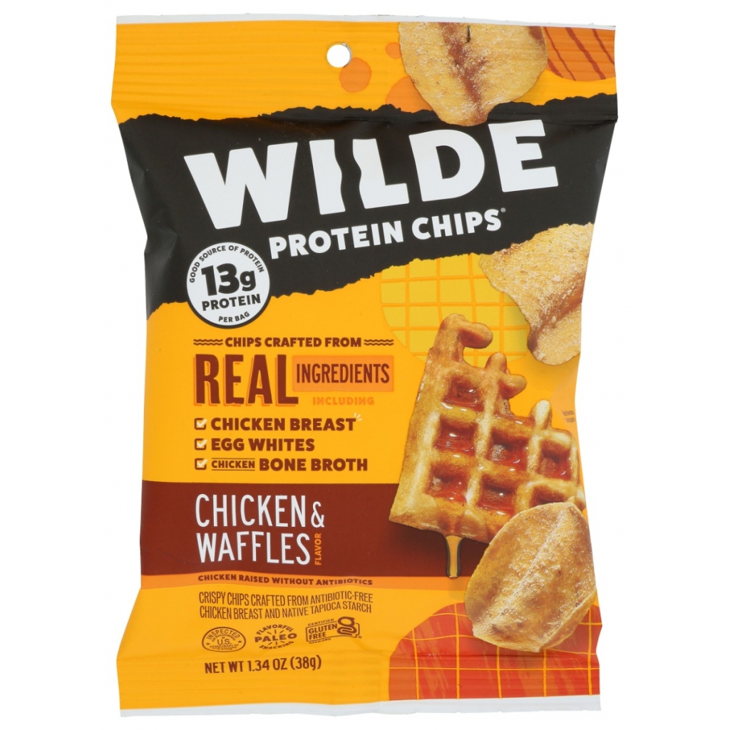 High-Protein Chicken and Waffles Chips