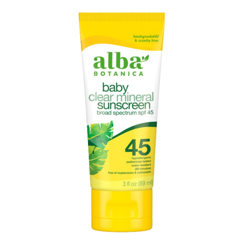 Baby Mineral Sunscreen SPF 45 with Botanical Ingredients