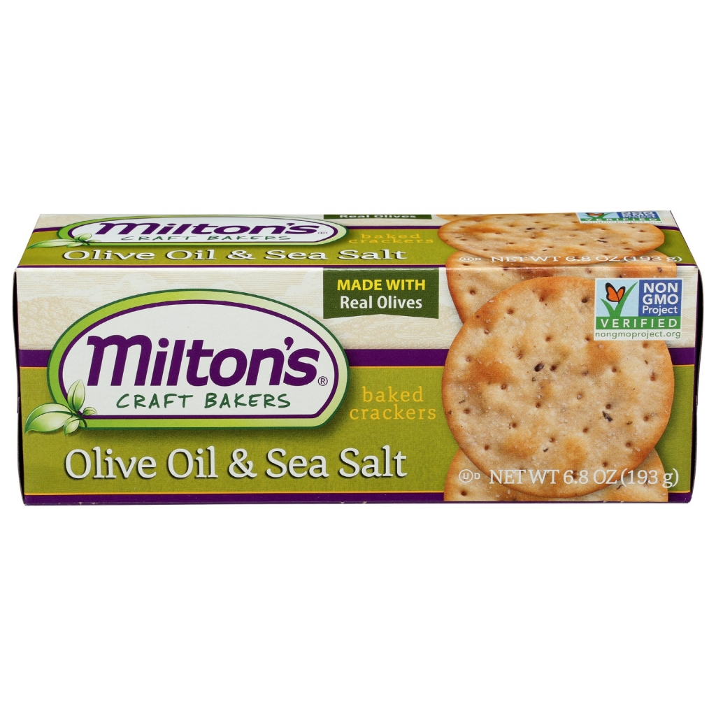 Gourmet Cracker with Olive Oil & Sea Salt, 6.8 oz