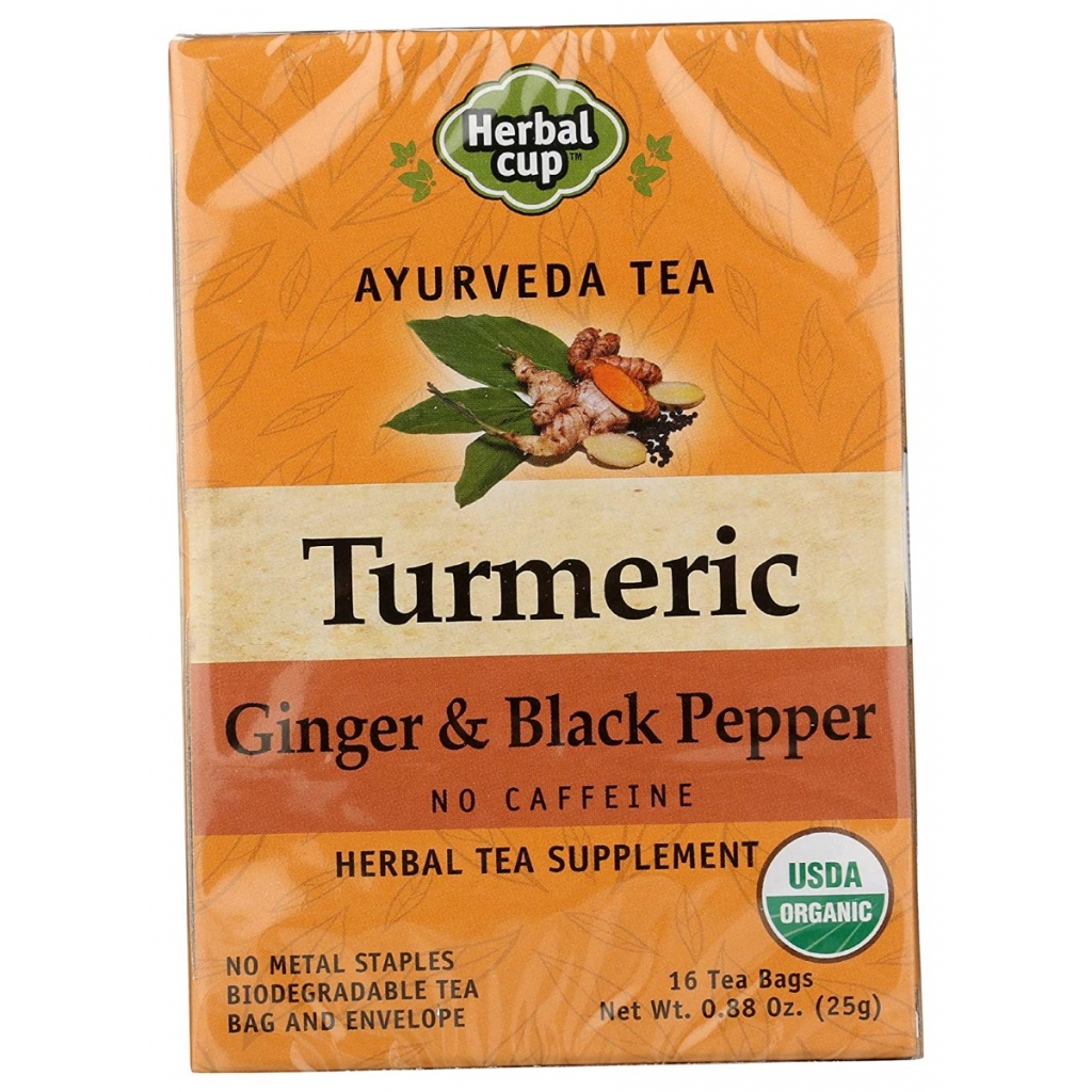 Turmeric Ginger Black Pepper Tea - 16 Bags