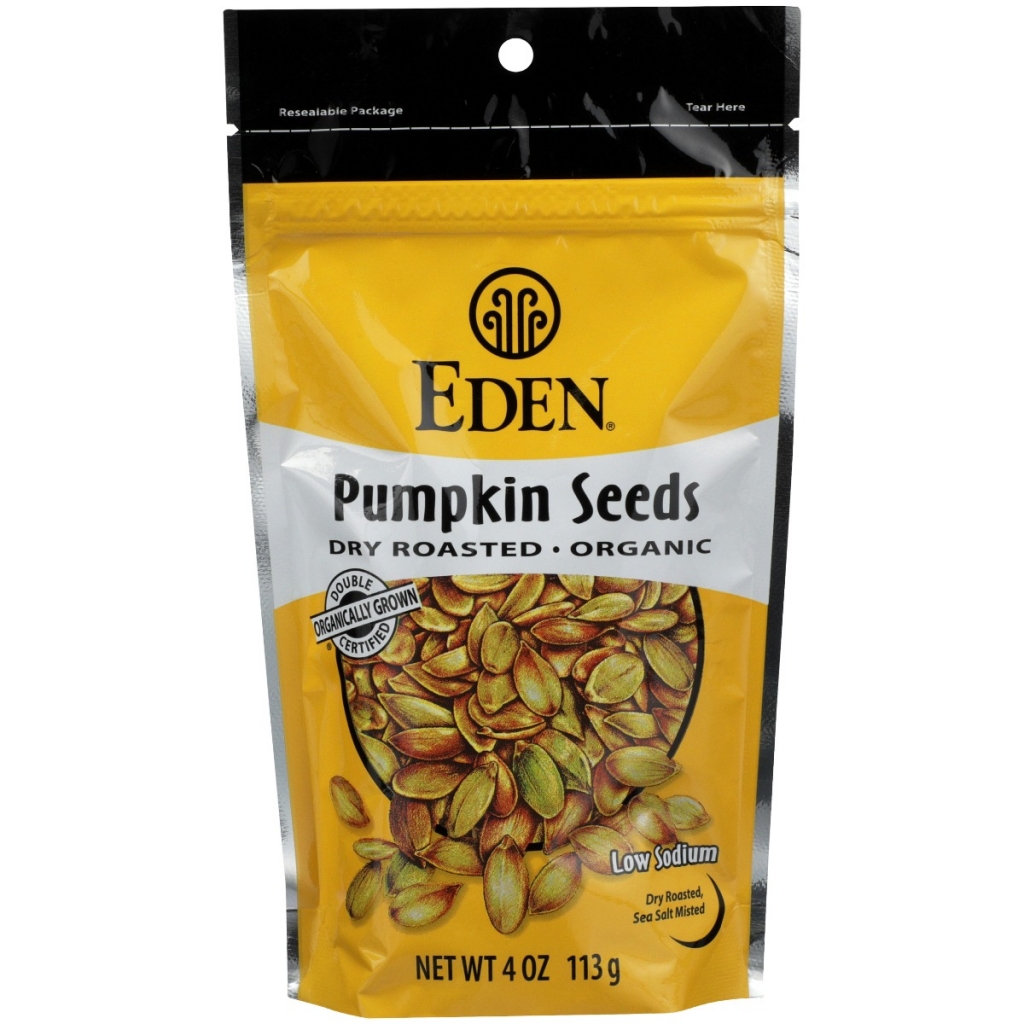 Organic Dry Roasted Pumpkin Seeds, 4 oz