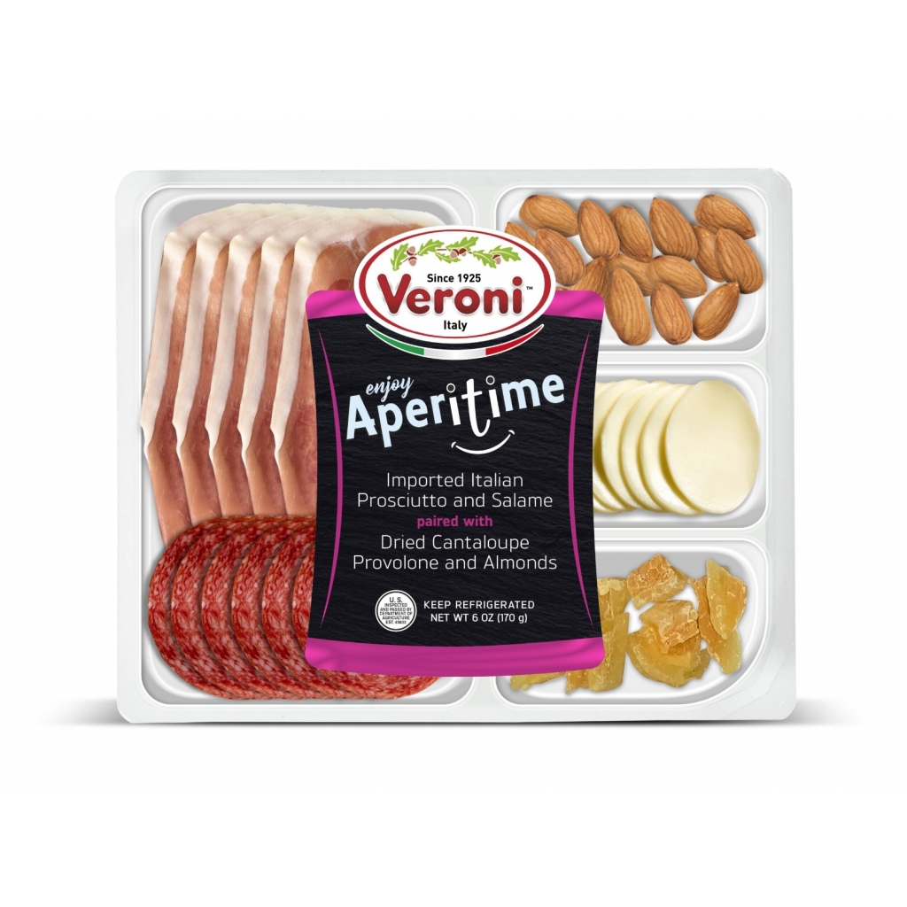 Authentic Italian Aperitivo Party Tray - Enjoy AperiTime Pink Label 6 oz