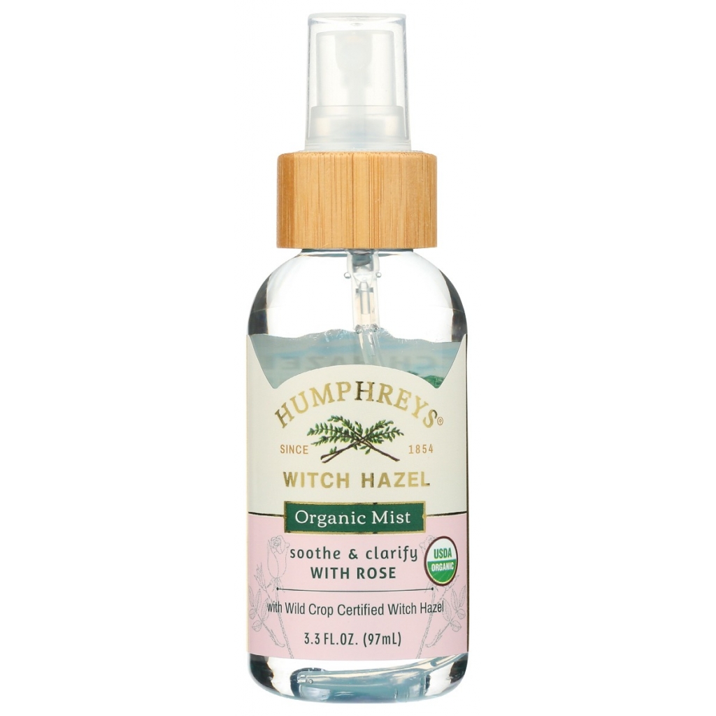 Witch Hazel Rose Organic Mist - 3.3 oz