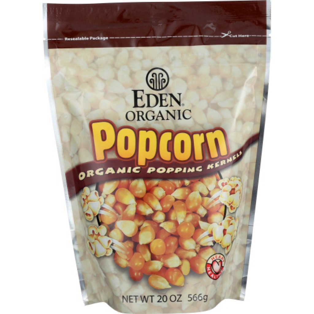 Organic Yellow Popcorn, 20 oz