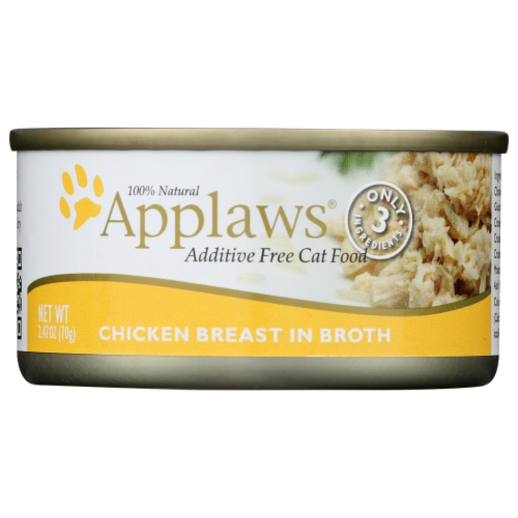 Natural Chicken Breast Cat Food, 2.4 oz