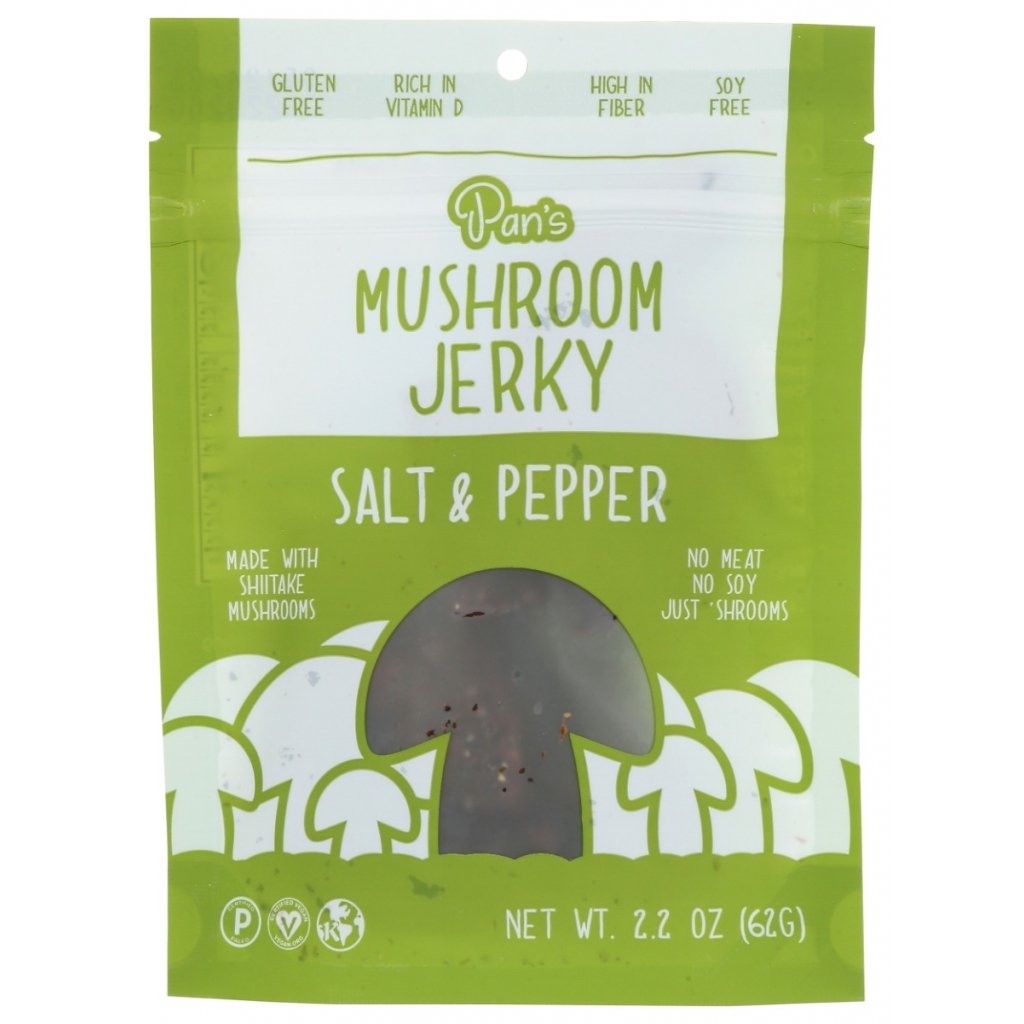 Salt Pepper Mushroom Jerky