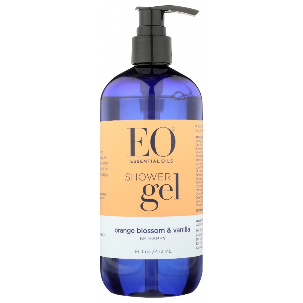 Orange Blossom and Vanilla Shower Gel - Energizing Cleanse