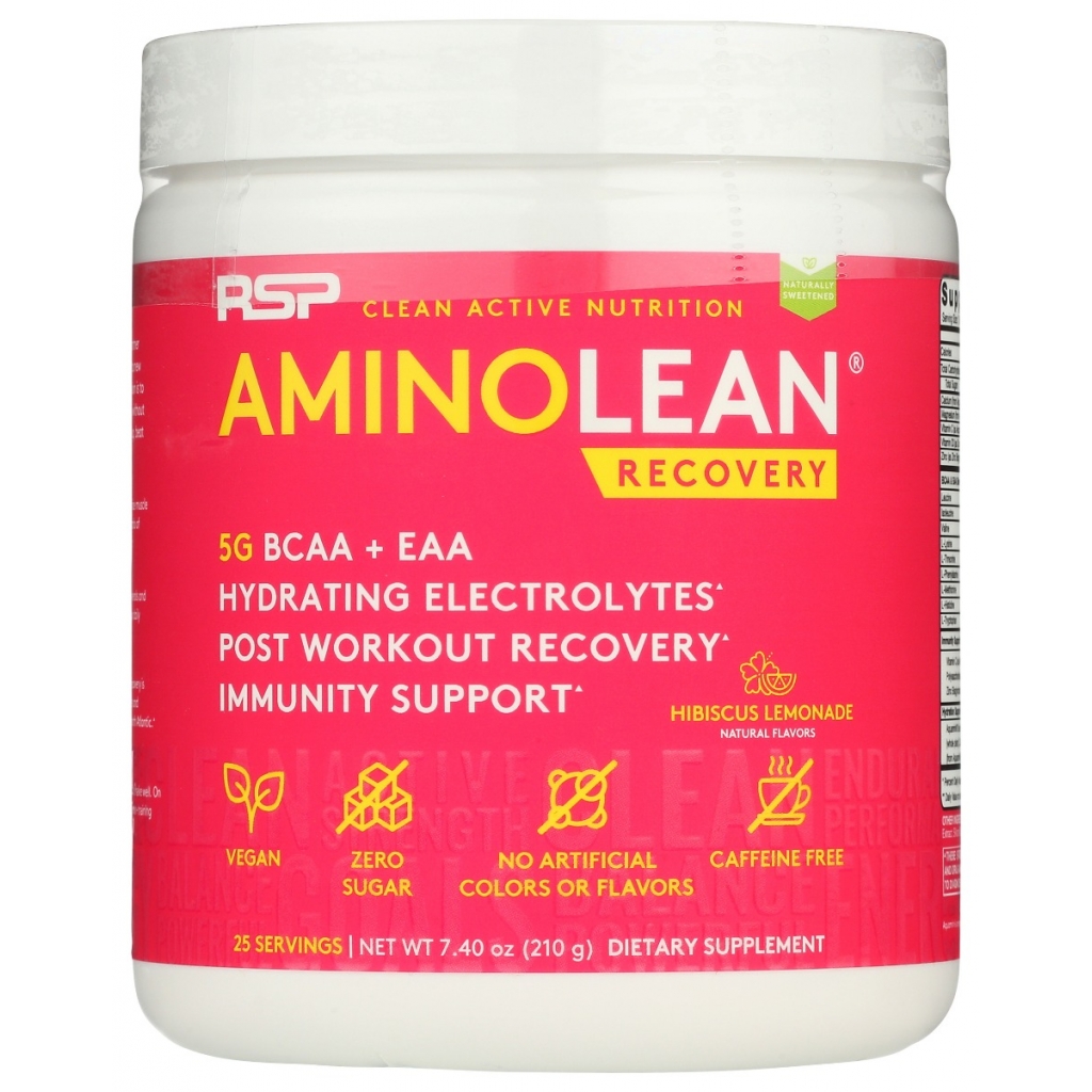 AminoLean Recovery - Hibiscus Lemonade, 210 gm