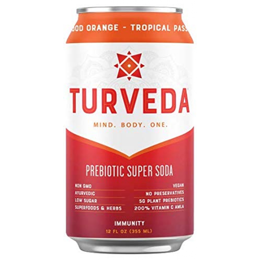 TURVEDA Prebiotic Immunity Soda - Revitalize Your Gut Health