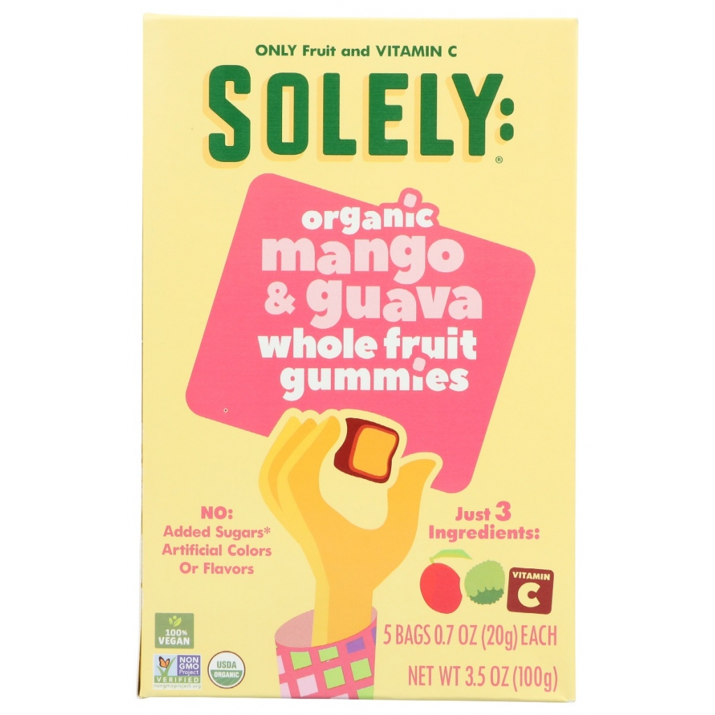 Solely Whole Fruit Gummies - Mango Guava - 3.5 oz