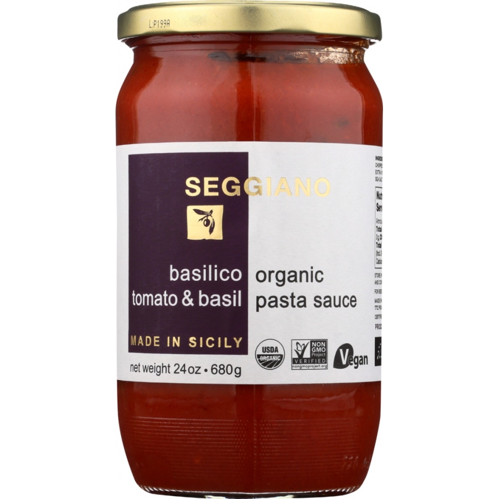 Organic Tomato and Basil Pasta Sauce - 24 oz